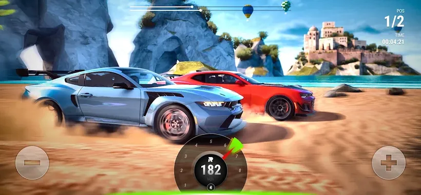 Schermata di gioco di Race Max Pro